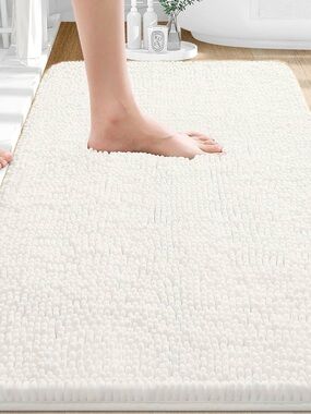 Extra Soft Non-Slip Absorbent Chenille Rug, 30x20”